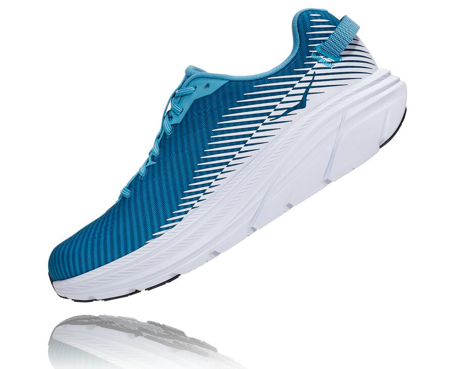 Tenis Hoka One One Masculino Azuis/Branco - Rincon 2 - 281-DETWLI